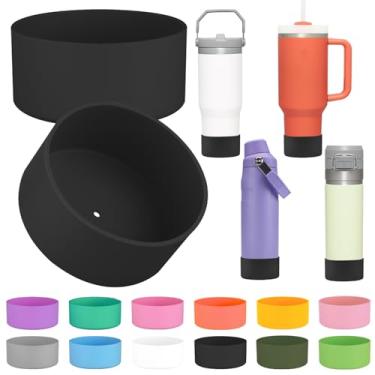 Imagem de 2 peças de silicone para garrafa de água Stanley IceFlow Fast Flow 680 g, amortecedor de bota de silicone para Stanley Quencher 1,134 g, para IceFlow 567 g 850 g, para garrafa Quick Flip GO 680 g