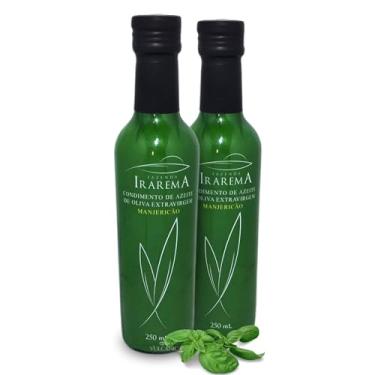 Imagem de Azeite Manjericão Fazenda Irarema - Extra Virgem Composto 250ml - 2 Unidades