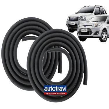 Imagem de Par de Borrachas Guarnição de Porta Fiesta Rocan 2003 a 2014 Ecosport 