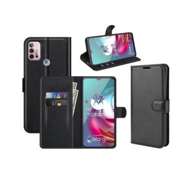 Imagem de Capa Capinha Case Carteira Couro Motorola Moto G10/G30 - Império das c