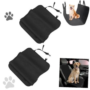 Imagem de 2 Capa Protetor Banco de Carro Transporte Cachorro Ajustável - Top