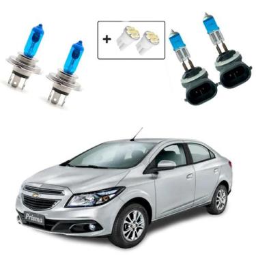 Imagem de Kit de Lâmpadas Shocklight Super Branca H4 H27 Farol Alto Baixo Milha 