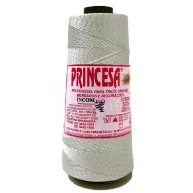 Imagem de Linha Princesa Brilho Ouro 500m - Incomfio, 3201 Branco