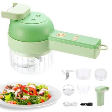 Imagem de Mini Processador De Alimentos Multifuncional Cor Verde - BELLATOR