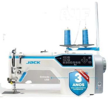 Imagem de Reta Eletrônica A4-jack -220v+kit 19 Calcadores+36m garantia, Azul, A4