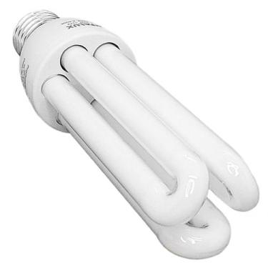 Imagem de Lâmpada Compacta 3U 21w 127v E27 Amarela Anti Inseto - KIAN