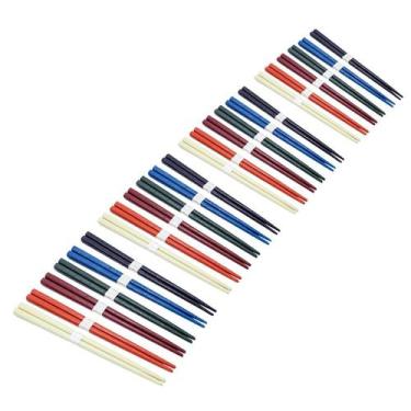 Imagem de Kit Com 24 Pares De Hashi Colorido Japonês - AC