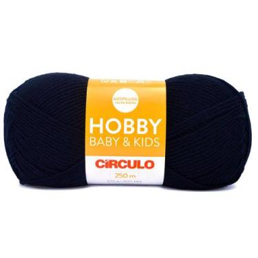 Imagem de Lã Hobby Baby e Kids Círculo 100g - Circulo, 940 Preto