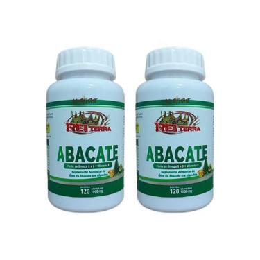 Imagem de 2 Potes de Óleo de Abacate 120 Cápsulas 1000mg - Rei terra