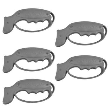 Imagem de Kit 05 Amolador Portátil De Faca Canivete Fio De Navalha