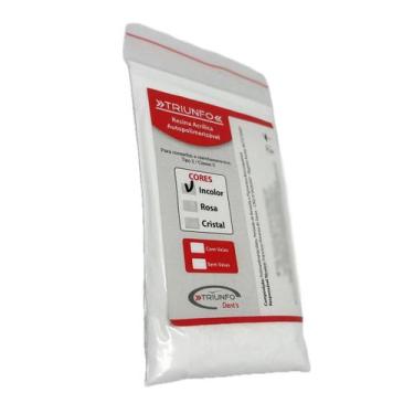 Imagem de Resina Acrílica Auto Pó Incolor 20g Reparos Odonto Prótese Triunfo