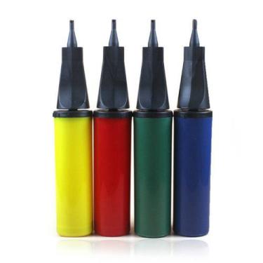 Imagem de Bomba inflador de ar manual balões bexigas colorida TAM:29X5 - Lynx pr