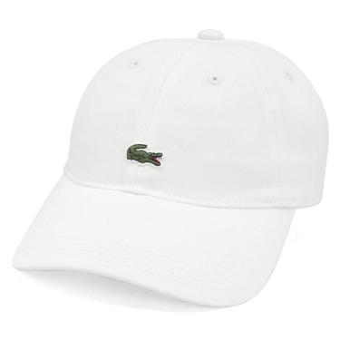 Imagem de Boné Lacoste RK4312 Core Essentials Sarja Branco