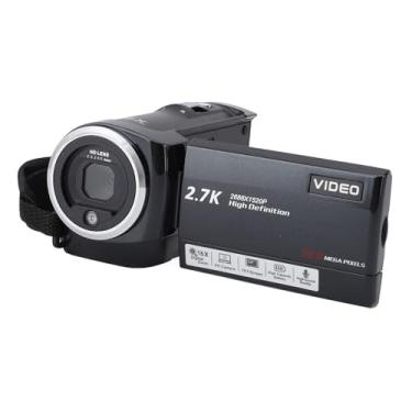 Imagem de Câmera de Vídeo, Filmadora Com Zoom Digital 16x, Tela de 2,8 Polegadas HD 50MP Cam Corder para Viagens Ao Ar Livre