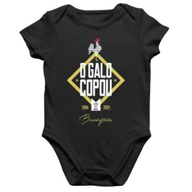 Imagem de Body Bebê Algodão O Galo Copou! - Foca na Moda, Preto, M
