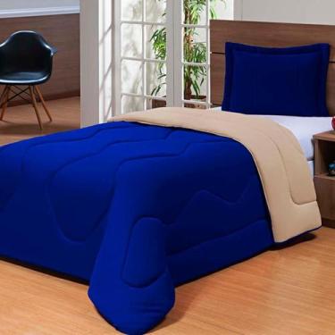 Imagem de Kit Edredom Solteiro Dupla Face Malha Gel 2 Peças - Proteção, Estilo e