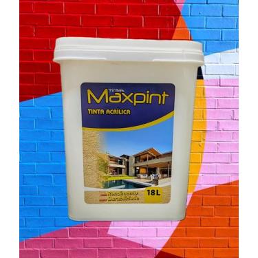 Imagem de Tinta Acrílica Premium Fosco Gelo - 18 lts - Maxpint