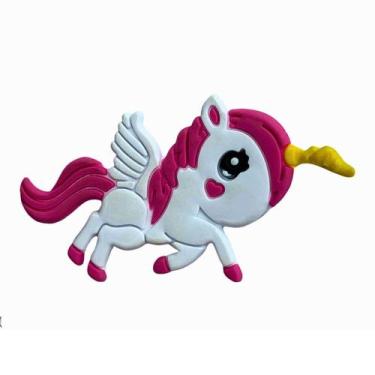 Imagem de Kit 50 Peças aplique Emborrachado Unicornio Encantado - RAE