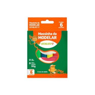 Imagem de Massinha de Modelar Leo & Leo 6 cores - Leonora - LEO&LEO