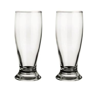 Imagem de Conjunto 2 Copos Vidro 200ml Munich Chopp Transparente Nadir - NADIR F