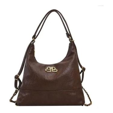 Imagem de Bolsa Mochila Média Passeio Saco Modelo Blogueira  Dia Do Consumidor  