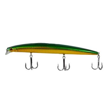 Imagem de Isca Artificial Deyu Minnow Pesca Floating Grande 18cm 26gr 3 Garateia