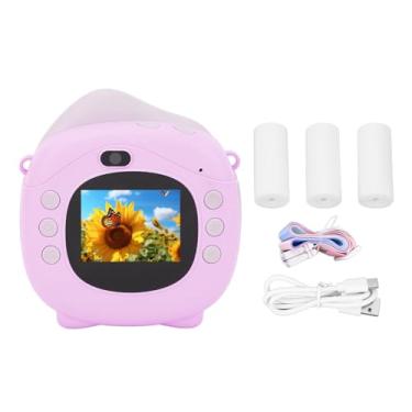 Imagem de Câmera Instantânea de 12 MP, Câmera de Impressão Infantil, Câmera Digital Selfie de Impressão Térmica Com Papel de Impressão para Viagens, Câmera Instantânea Multi Zoom (Sem