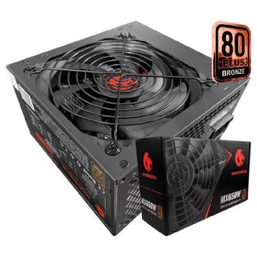 Imagem de Fonte Gamer ATX 650w Para PC Maxxdigital 80 Plus Bronze - Império das 
