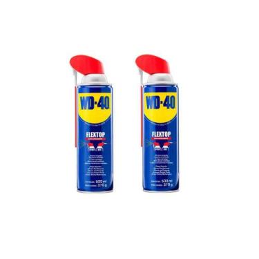 Imagem de Kit 2 unidades - lubrificante wd-40 500ml spray - OLEO P/MOTOR