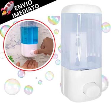 Imagem de Dispenser Automático Para Sabão Líquido Álcool Porta Sabonete Líquido 