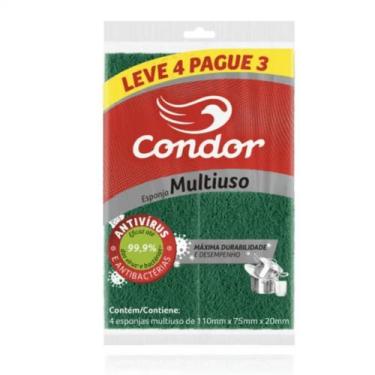 Imagem de Esponja condor multiuso antibac l4p3