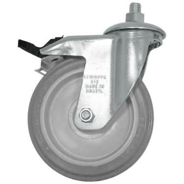 Imagem de Rodízio 512 Parafuso Giratório com Freio GLE 512 BP G - SCHIOPPA