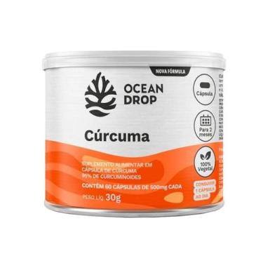Imagem de Curcumina 60 Cápsulas 500mg - Ocean Drop, Sem Sabor