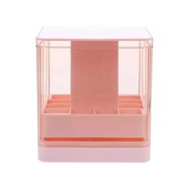 Imagem de Caixa Organizadora Porta Batons Gloss Rimel Esmalte Maquiagem 12 Divis