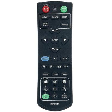 Imagem de Controle remoto de substituição RCP01051 adequado para projetor ViewSonic DLP PJD5150 VS15872 PJD5153 PJD5255 PJD5253 PJD5555W VS15871 VS14115 VS15874 PJD5155 PJD52500 PJD51 51 PJD7835HD PJD5555LW