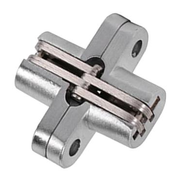 Imagem de Dobradiças Transversais de Porta Dobrável Invisível de Liga de Zinco de 180 Graus, Dobradiça Oculta de Aço Inoxidável Com Grande Capacidade de Rolamento para Porta de Gabinete,