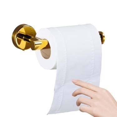 Imagem de Conjunto de acessórios para banheiro de ouro brilhante, barra de toalha de aço inoxidável 304, suporte para papel higiênico, gancho, kit de prateleira para banheiro, suporte para papel