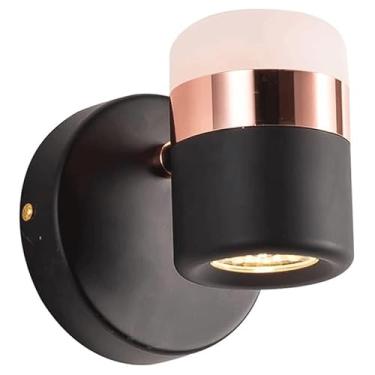 Imagem de Luminárias de parede de acrílico Nordic Simplicity Criatividade Fonte de luz LED Arandelas de parede Metal Fonte de luz LED Loja de roupas Luz de parede de cabeceira para sala Cozinha Estudo