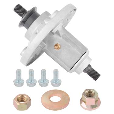 Imagem de boeray Conjunto de cortador de grama para eixo John Deere D140, D100-D160 LA100-LA165 X110 X120 e X140 GY20454, GY20867, GY20962 Oregon 82-359 Raisman 80-12-041 Stens 285-80 51 TSB 502-0039 com 4 parafusos roscados