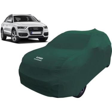 Imagem de Capa Automotiva Para Audi Q3 Em Tecido Helanca Cor Preta - Mz, Verde