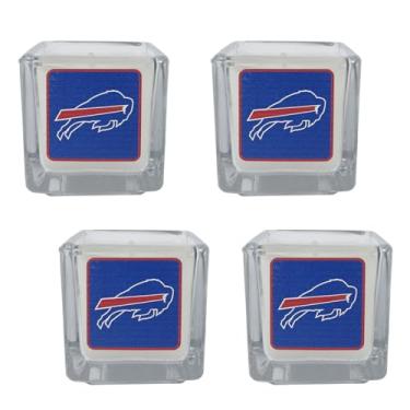 Imagem de Siskiyou Velas perfumadas Sports NFL Buffalo Bills, pacote com 4, tamanho único, cores do time