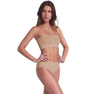 Imagem de Calcinha Clássica Sem Costura 40310 Lupo., P, Natural