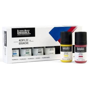 Imagem de Acrílica Guache Liquitex 59ml 6 Cores Primárias