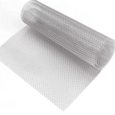 Imagem de TWENOW Filtro de alimentos 1 peça 4-500Mesh Stainles filtro de malha de aço malha de metal reparo frontal filtro de malha fixa fio peneira placa filtro de tela (60 malha, 30 x 30 cm)