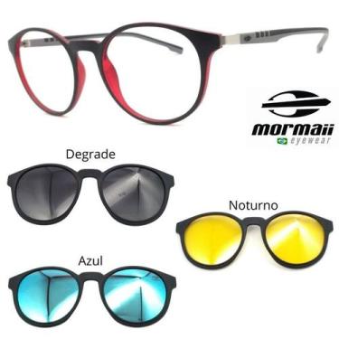 Imagem de Oculos Mormaii Swap 2 6071 Redondo com 3 Clipons dan, Aft