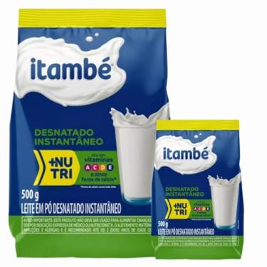 Imagem de 2 Unid - Leite em Pó Desnatado Instantâneo Itambé Vitaminas 500 GR