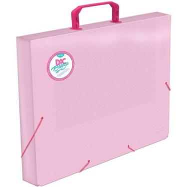 Imagem de Maleta Plástica com ALÇA Breeze Rosa Tamanho Ofício - DAC