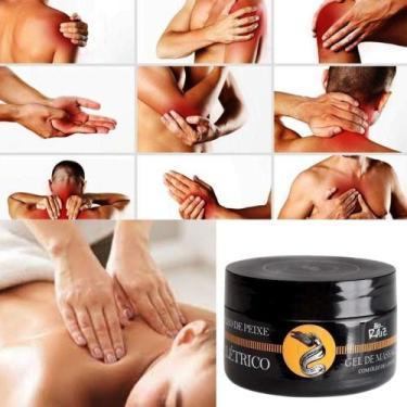 Imagem de Alivio imediato para dores no corpo pomada peixe eletrico com oleos es