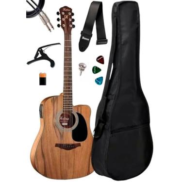 Imagem de Violão Elétrico Hofma Hmf 270 Stnt + Capa E Acessórios