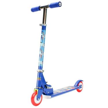Imagem de Patinete Infantil Ajustável Sonic 2 Rodas com LED BBR Toys Azul